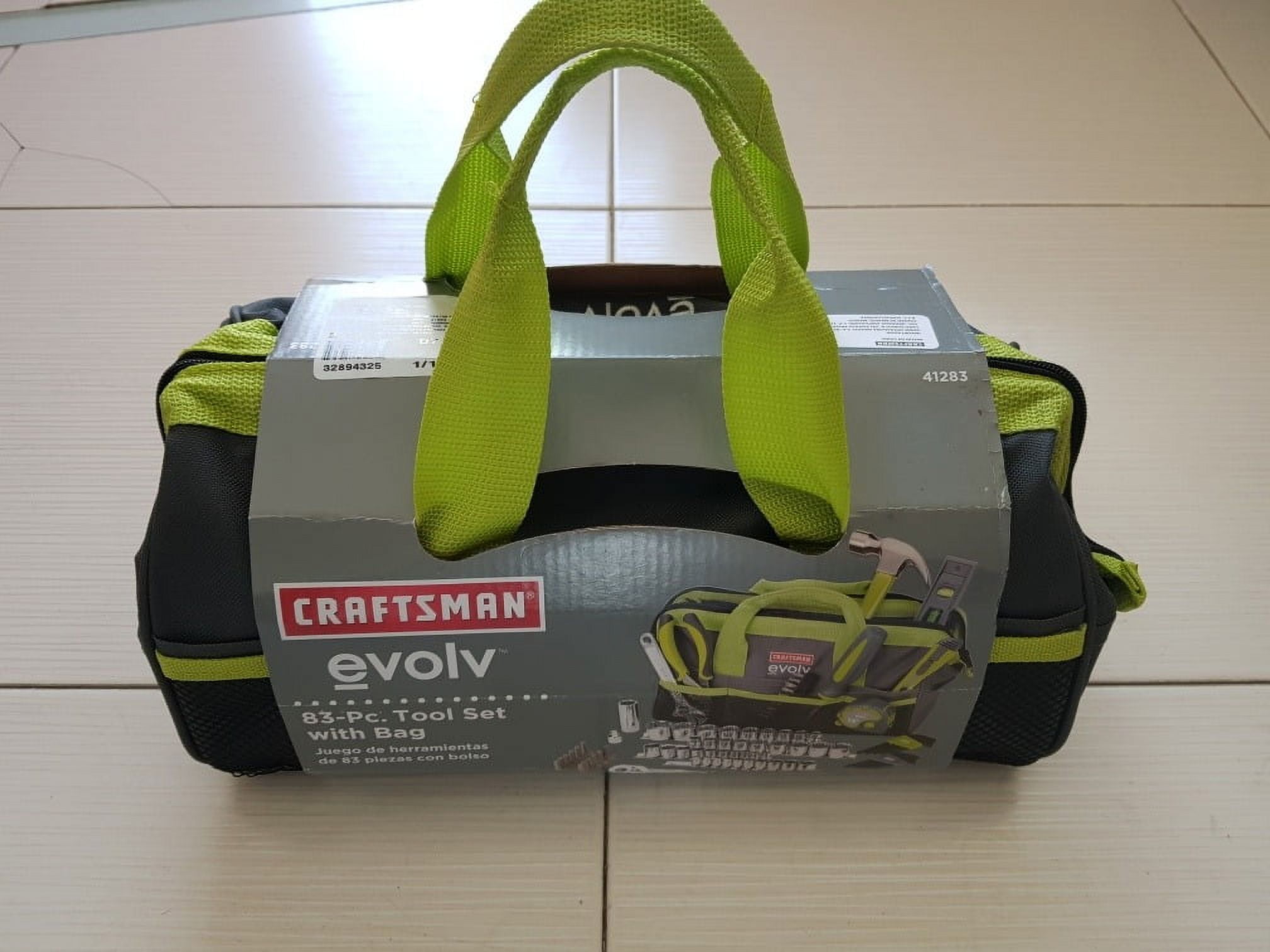 Craftsman Evolv 83 Pc. Homeowner Tool Set W/bag (41283)