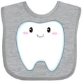 thumbnail image 3 of Inktastic Cute Tooth Boys or Girls Baby Bib, 3 of 4