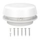 thumbnail image 1 of 155mm Round Rustproof RV Roof Ventilation Cap with Mesh Grille for Motorhome Yacht, 1 of 4