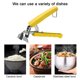 thumbnail image 5 of Cateissary Feiqiong Cool Plate Tongs Anti escaldado Hot Bowl Retriever Pinzas Clip Suministros de cocina de acero inoxidable Plate Tongs Nuevo Cocina y Comedor Amarillo común Cateissary JJ24185-01, 5 of 6