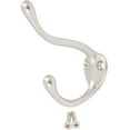 thumbnail image 3 of Coat & Hat Hook, 3-1/2" High, 2-1/4" Projection, Satin Nickel by Stone Harbor Hardware, 3 of 3