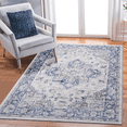 thumbnail image 4 of 5X7 Blue/Grey/Oriental Non-Shedding Living Room Bedroom Dining Home Office Stylish and Stain Resistant Area Rug, 4 of 7