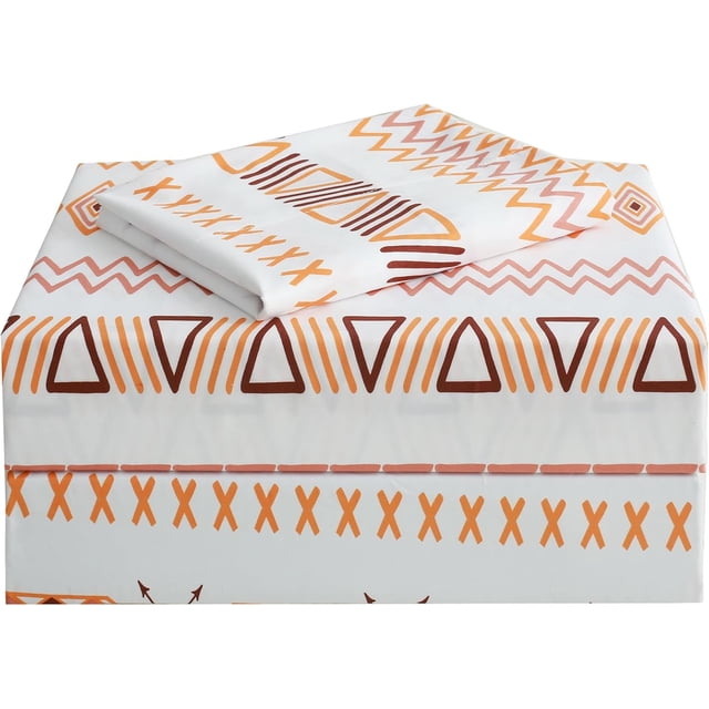 Floral Printed Sheet Set King Soft Microfiber Botanical Bed Sheets Extra Deep Pocket Pieces