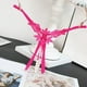 thumbnail image 2 of Gibobby Tangas de mujer sexy Bragas sexis de malla con borlas y para mujer, bragas caladas, bragas con cordones de ganchillo, tangas, lencería de G, ropa interior(Rosa caliente,G), 2 of 3