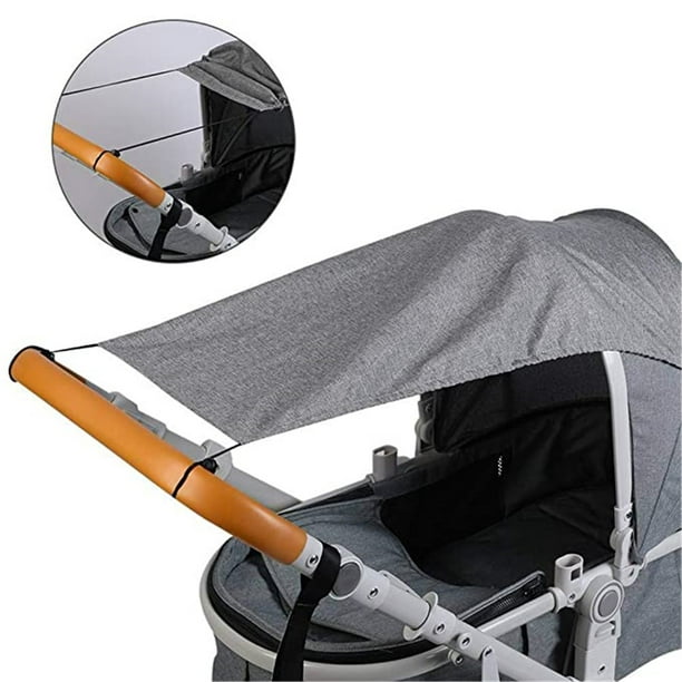 omzeilen Terugroepen Grof Universal Pram Sunshade for Pushchair, Buggy and Carrycot, CABINAHOME Baby  Stroller Sun Shade Sun Sail Removable Blackout Blind with UV Protection 50+  - Walmart.com