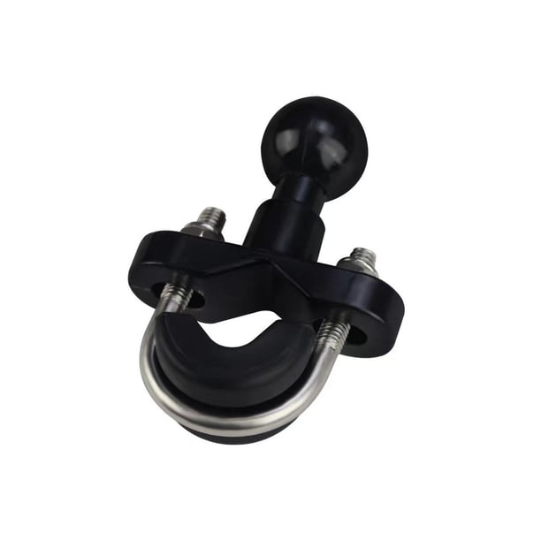 Riwesomey Embragues de freno de motocicleta de acero inoxidable Montaje de manillar Desmontable PU Heavy Duty Soporte de teléfono para motocicleta Accesorios para motos Riwesomey VI017078-01