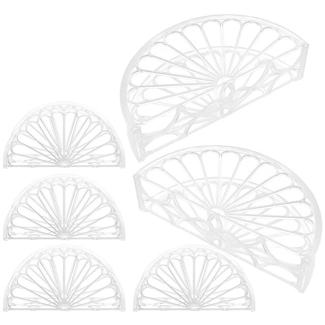 Luxshiny 6Ud Servilletas De Transparente Con Superficie Lisa Para Hogar Y Restaurante