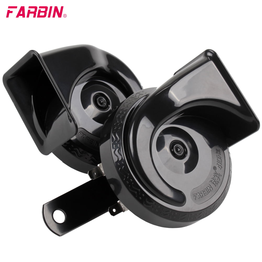 FARBIN Auto Horn for Toyota, Lexus, Subaru, red flag and other models  series,12V Car Horn Loud Dual-Tone Electric Snail Horn Kit with 2Pcs Horn