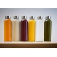 thumbnail image 2 of Epica Glass Water Bottles with Lids, Reusable Clear Juice Jars, 18 oz, 6-Pack, 2 of 5