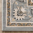 thumbnail image 4 of Sultan Sarouk Grey Oriental Area Rug Persian Floral Formal Traditional Area Rug 7' x 9' Easy Clean Stain Fade Resistant Shed Free Modern Classic Contemporary Thick Soft Plush Living Dining Room Rug, 4 of 8