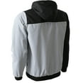 thumbnail image 5 of Ma Croix Mens Two Tone Hoodie Windbreaker Lightweight Slim Fit Quick Dry Outerwear Jacket, 5 of 5