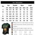 thumbnail image 2 of Broave Men Halloween Skeleton Hand Jack O'Lantern Crewneck Short Sleeve T-Shirt, All Over Print Bat Scroll Casual Graphic Tee, Gothic Halloween Top for Men Daily Wear & Halloween Party Outfit, 2 of 8