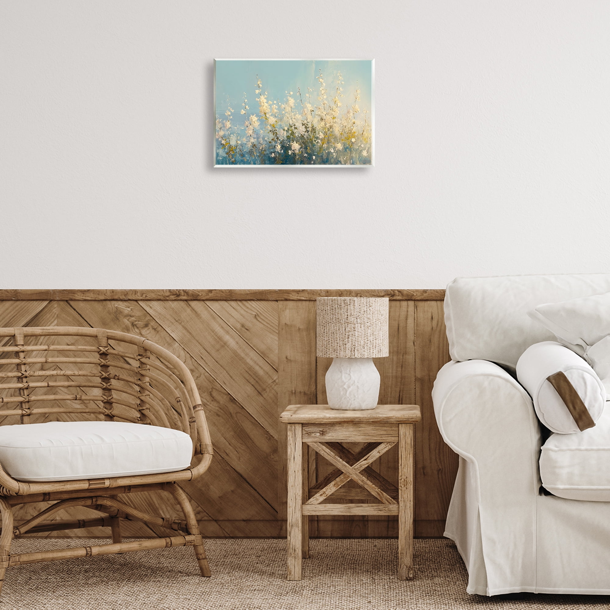 Stupell Industries Blooming Spring Garden Abstract Painting Unframed Art Print Wall Art, 15 x 10