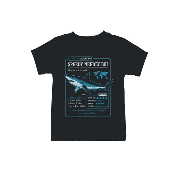 Speedy Needly Boi Shark Facts Youth's T-shirt
