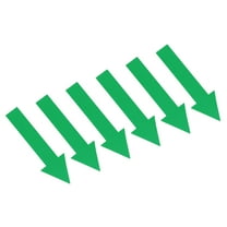 Uxcell 4x1" Arrow Sticker Directional Sign Adhesive Removable Floor Decal Green 6Set / 36Pieces