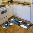 thumbnail image 4 of Qxpztk Kitchen Mat(2 PCS)Cushioned Anti-Fatigue Kitchen Rug,Waterproof Non-Slip Kitchen Mats Rug for Kitchen,Floor Home, Office, Sink, Laundry(geometric figure), 4 of 8