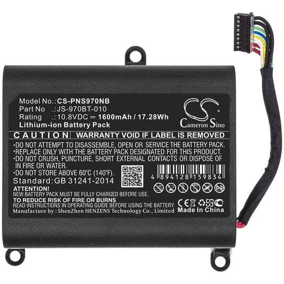1600mAh JS-970BT-010 Battery for Panasonic JS-970 Pos JS-970WS JS-970WP