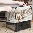 thumbnail image 7 of Fotbe Western Desert Cowboys for Four Slice Toaster Cover, Fingerprint Protector, Super Soft Appliance Cover And Dust Cover,Bread Dust Cover & Fingerprint Protection, 7 of 7