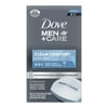 Dove Men+Care Body and Face Bar Clean Comfort 3.75 oz, 6 Bar