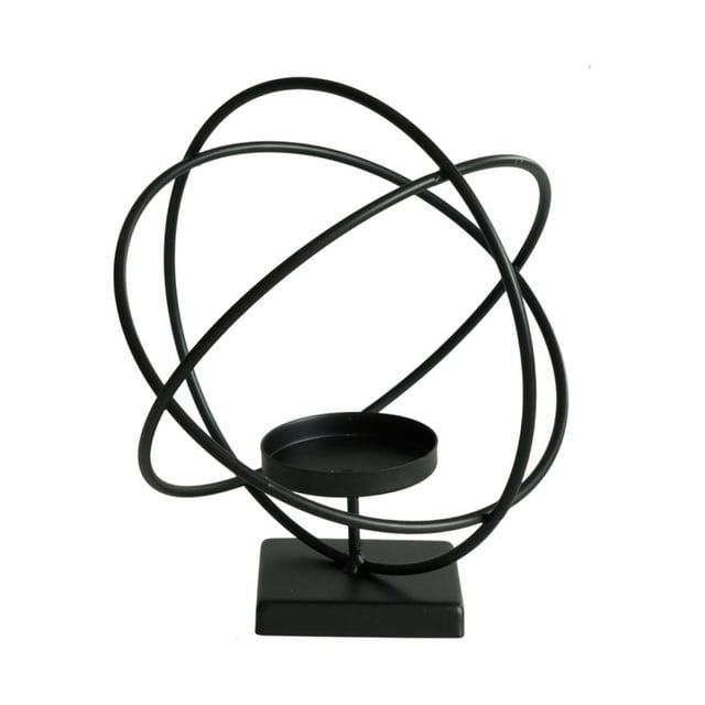 Iron Candlestick Ornaments Restaurant Desktop Sense of Decorations Table Romantic Candlelight Dinner Props Wedding Table Decorations