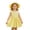 Yellow, variant on Outfits for Girls Girls Bow Plaid Dress Two Piece Outfit with Matching Hat Plaid Print Crew Neck Sleeveless for Toddler Kids Summer Party Wear Sky Blue 70