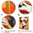 thumbnail image 3 of Designart "Street Portrait Pop Art painting" Modern Wall Art Living Room, 3 of 5