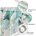 thumbnail image 5 of Spring Eucalyptus Leaf Shower Curtains Weighted Bottom Sage Green Watercolor Botanical Plants with Pink Flower Fabric Waterproof Washable 12 Hooks72''''x72'''' Green Leaf With Floral-weighted Hem, 5 of 6