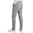 thumbnail image 3 of Men's Techni-Cole Suit Separate Slim-Fit Pants Color: Light Grey Size: 30x30, 3 of 6