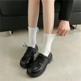thumbnail image 6 of Aellinatey Women Cute Ruffle Frilly Crew Socks Sweet Ribbon Bowknot Princess Ankle Socks, 6 of 21