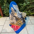 thumbnail image 1 of Blue cats in basket blanket, 1 of 3