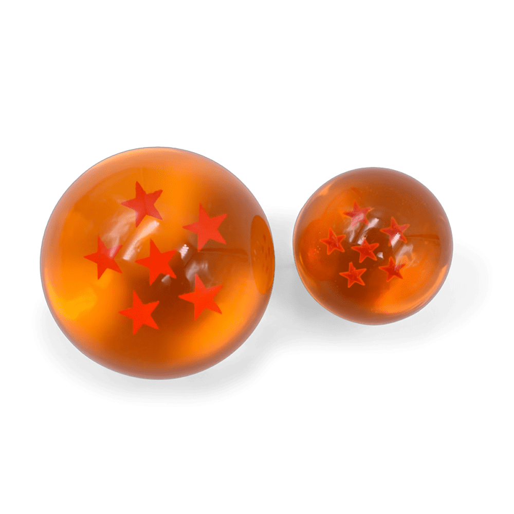 Kidtop Dragon Ball Z Action Figures 3.5cm Seven Orange Dragon Balls PVC