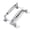 Polished Chrome-3 3/4" Hole Center-10, variant on Appliance Pulls 18 Inch Polished Chrome 1 Pack Cabinet Hardware