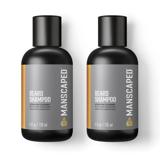 Champú para barba MANSCAPED UltraPremium con eucalipto, 120 ml, paquete de 2
