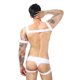 thumbnail image 4 of Mallas súper sexys para hombre, ropa interior con tiras tipo tanga, chaleco camisola llamativo con traje ajustado con músculos en el pecho, 4 of 5