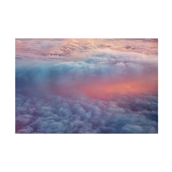 Canvas Wall Art - Dennis Frates 'Clouds Over Pacific Ocean At Sunset 2' Wall Art for Living Room, Bedroom, or Office Décor by Trademark Fine Art - 19 x 12 Inches