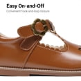 thumbnail image 5 of DREAM PAIRS Girls' Mary Jane School Dress Shoes with Wide Toe Box, Hook-and-Loop Strap & Slip-Resistant Outsole, 5 of 6