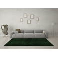 thumbnail image 3 of Ahgly Company Indoor Square Abstract Emerald Green Modern Area Rugs, 8' Square, 3 of 4