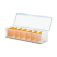 thumbnail image 2 of Xuanheng Trading Card Storage Box Card Deck Box Clear Hobbies Collection Practical Protection Sturdy Desktop Storage Case Organization 7 partition, 2 of 8
