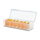 thumbnail image 2 of Caja organizadora de plástico transparente para guardar barajas de cartas con divisor. 7 particiones, 2 of 8