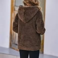 thumbnail image 5 of Ruyang Girls Sherpa Hoodies Winter Warm Fuzzy Hooded Sweatshirt Pockets Thermal Furry Pullover Sweaters, 5 of 6