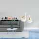 thumbnail image 2 of Conjunto de esculturas de pared que incluye flores de metal, escultura decorativa de pared, ciervo rústico tallado, arte de pared, estatuas de cisne d, 2 of 8