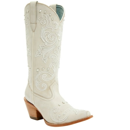 

Shyanne Women s Denisse Western Boot Snip Toe Cream 8 M US