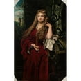 thumbnail image 2 of Jan Matejko 17x24 Black Ornate Framed Double Matted Museum Art Print Titled: Castellan's Daughter (1934), 2 of 5
