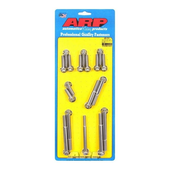 Timing Cover & Water Pump Bolt Kit; 12Point Head