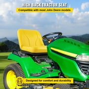 BENTISM Forklift Seat Mower Seat Universal PVC High Back Tractor Seat Stens