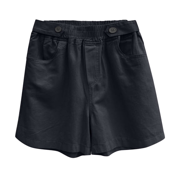 Byworldtasic Womens Shorts Women Stretchy Jean Shorts High Waisted Cotton Shorts for Women Shorts
