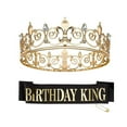 thumbnail image 6 of ZPAQI Birthday Sash & Crownpiece for Adult Prom Sash Rhinestones Royal Crownpieces, 6 of 14