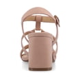 thumbnail image 4 of Journee Women's Merisol Open Toe Ankle Strap Sandals, 4 of 10