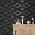 thumbnail image 4 of Fine Decor Shard Black Trellis Wallpaper, 4 of 7