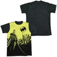 thumbnail image 2 of Batman Men's  Bat Signal Sublimation T-shirt White, 2 of 4